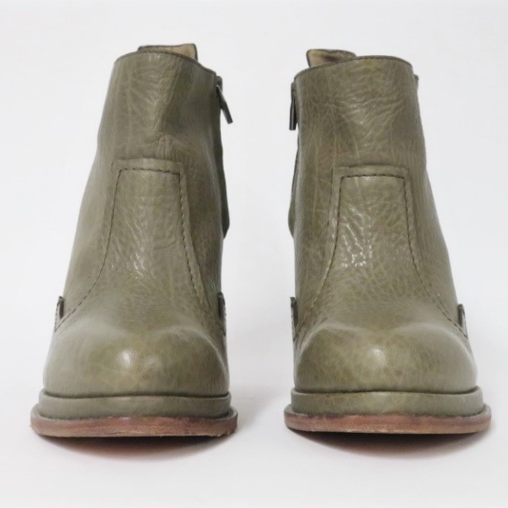 Alexander Wang Platform Booties Livia Sage Leather - Picture 5 of 9